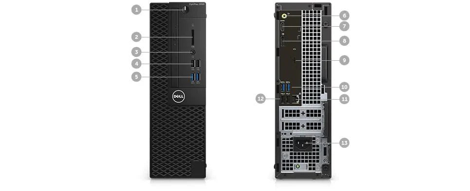 Computer desktop usato pari al nuovo grado A+ dell optiplex 3050 sff