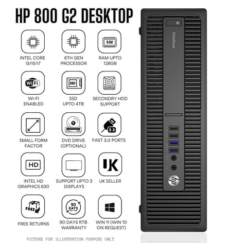 Computer Desktop Hp 800 g2 sff