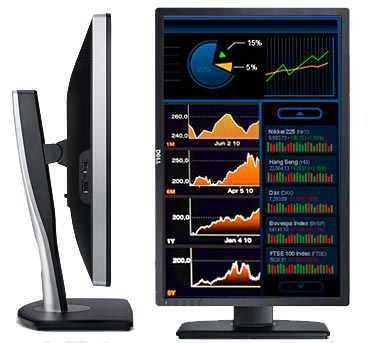 Monitor Dell 24" U2412M grado A
